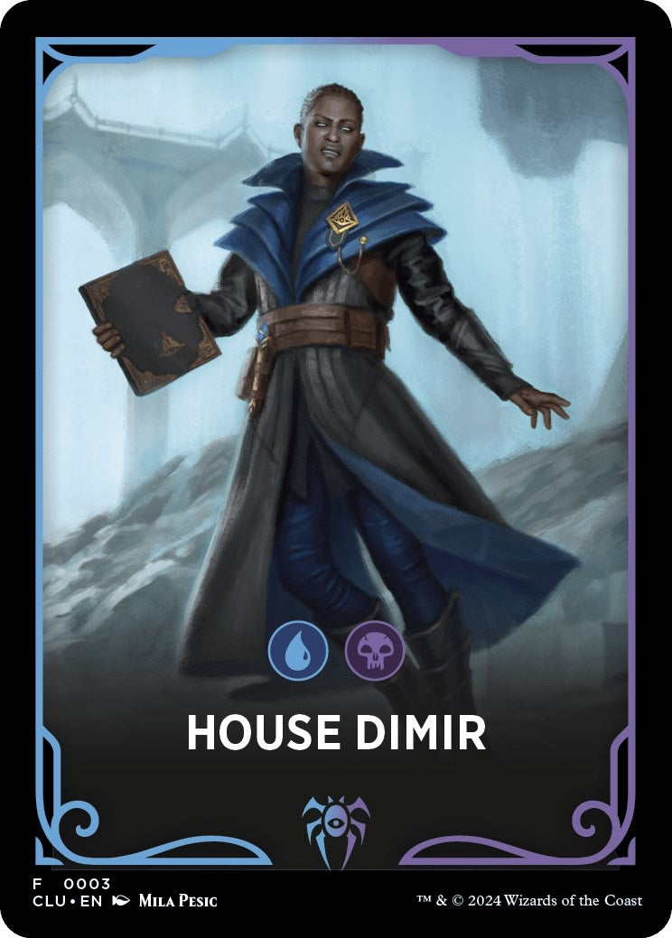 House Dimir Theme Card (3) (Ravnica: Clue Edition)