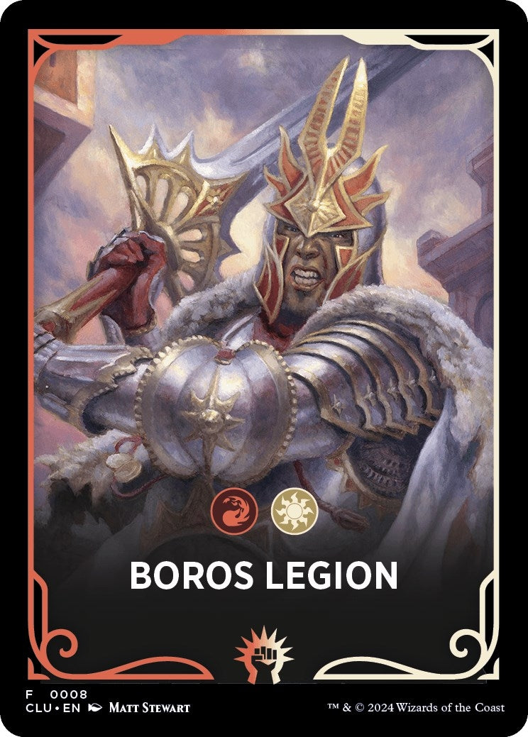 Boros Legion Theme Card (8) (Ravnica: Clue Edition)