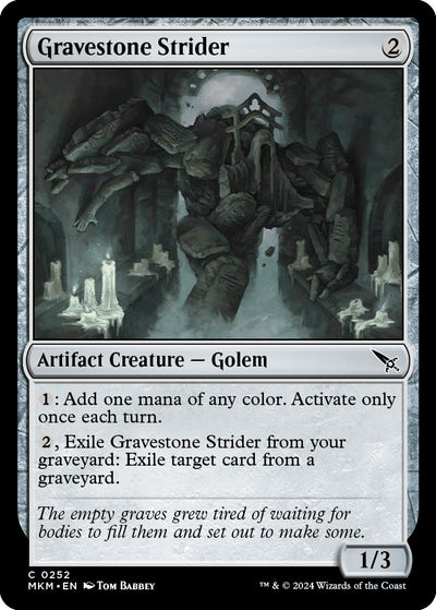 Gravestone Strider (252) (Murders at Karlov Manor)