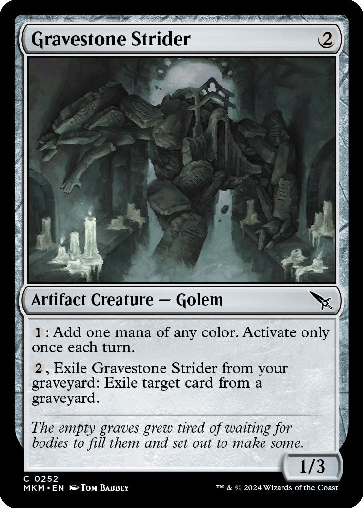 Gravestone Strider (252) (Murders at Karlov Manor)