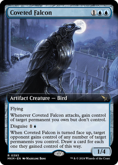 Coveted Falcon (Extended Art) (393) (Murders at Karlov Manor)