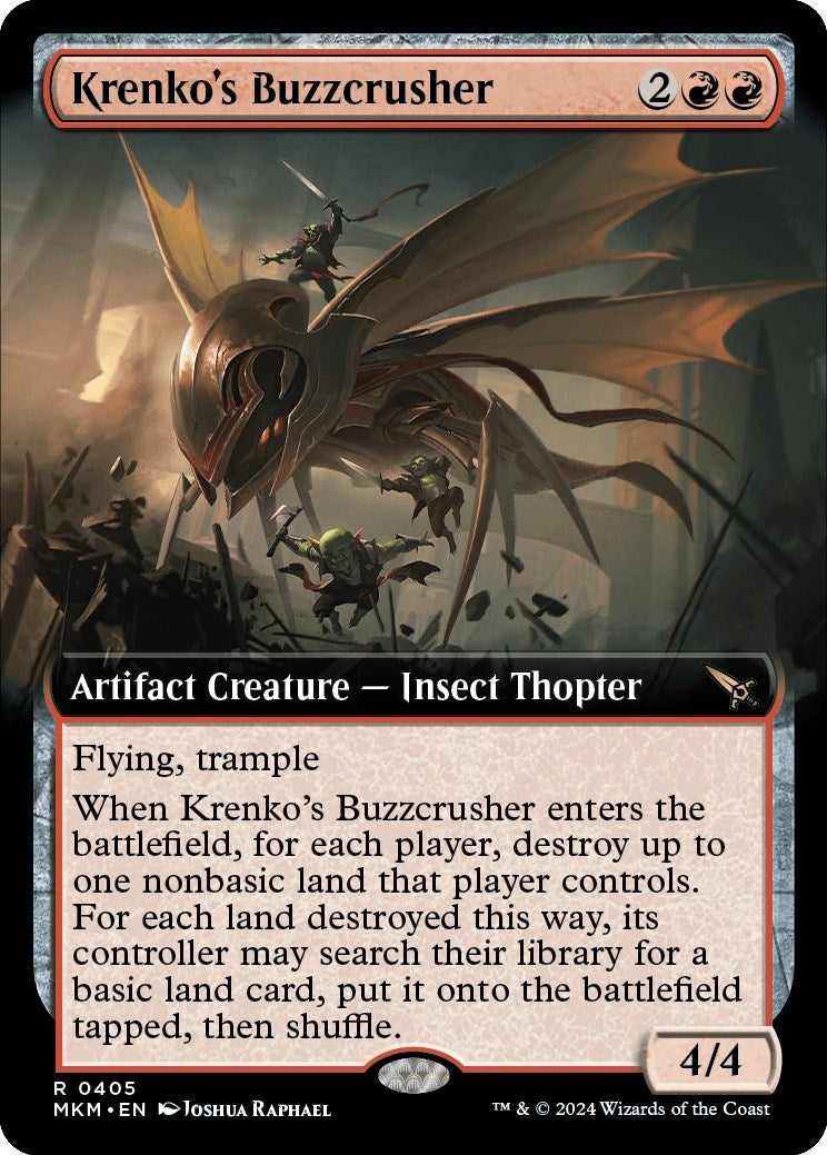 Krenko's Buzzcrusher (Extended Art) (405) (Murders at Karlov Manor)