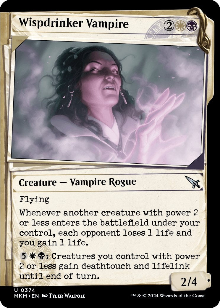 Wispdrinker Vampire (Showcase) (374) (Murders at Karlov Manor)