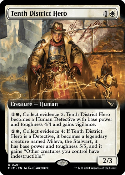 Tenth District Hero (Extended Art) (391) (Murders at Karlov Manor)