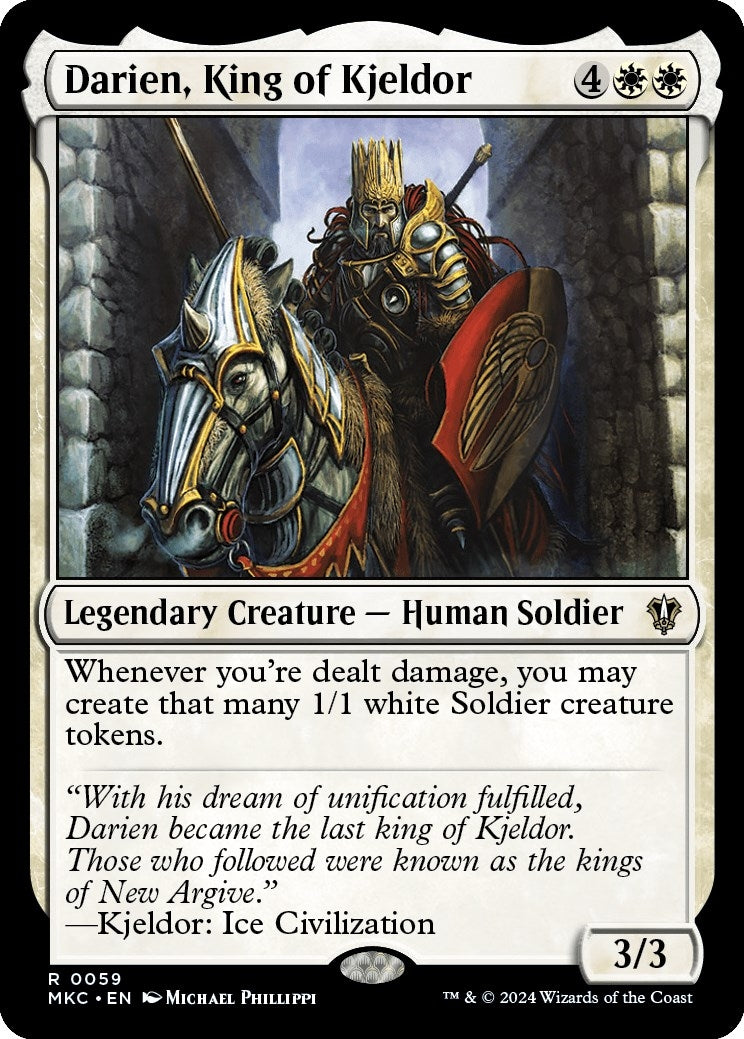 Darien, King of Kjeldor (59) (Commander: Murders at Karlov Manor)