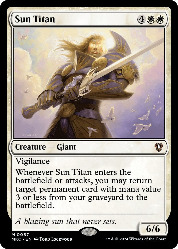 Sun Titan (87) (Commander: Murders at Karlov Manor)
