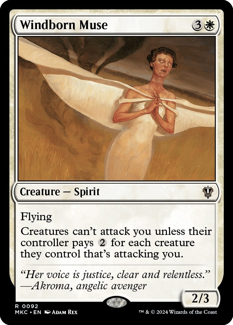 Windborn Muse (92) (Commander: Murders at Karlov Manor)