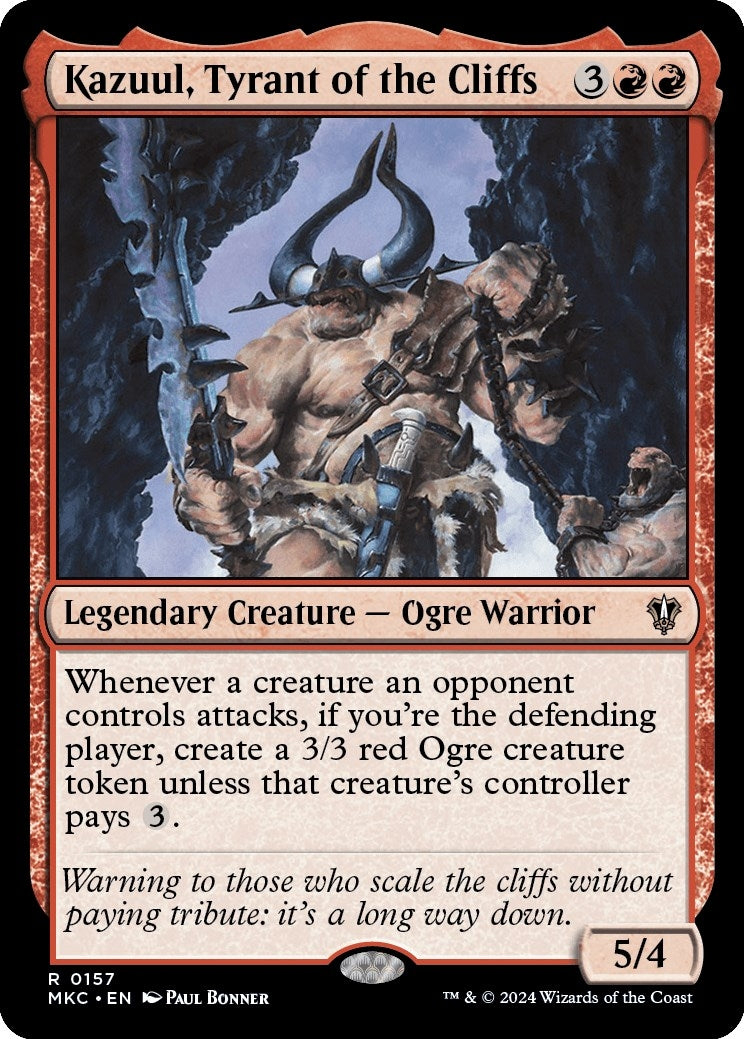 Kazuul, Tyrant of the Cliffs (157) (Commander: Murders at Karlov Manor)
