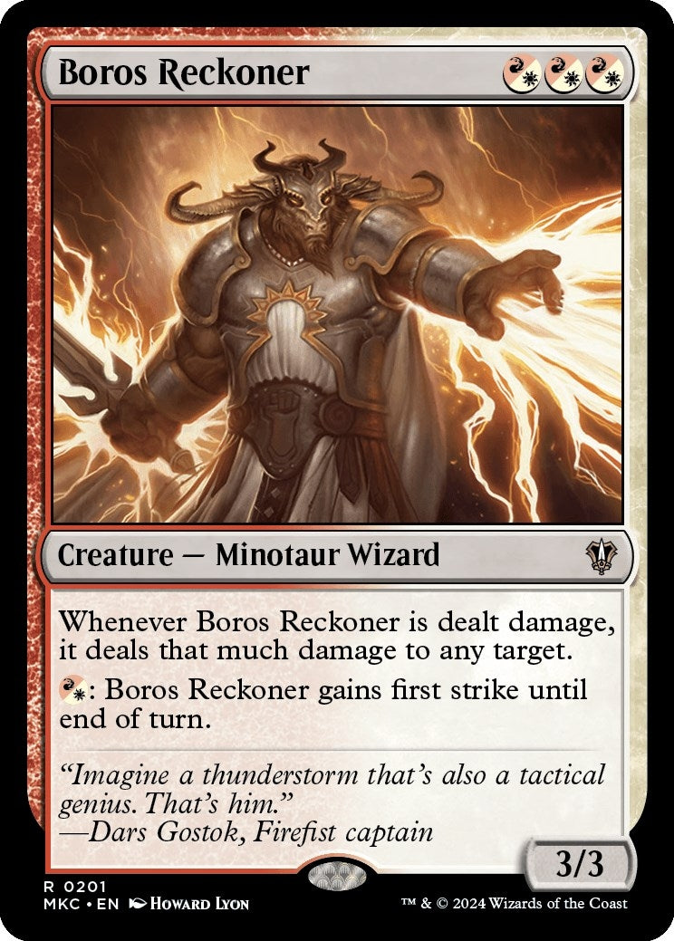 Boros Reckoner (201) (Commander: Murders at Karlov Manor)