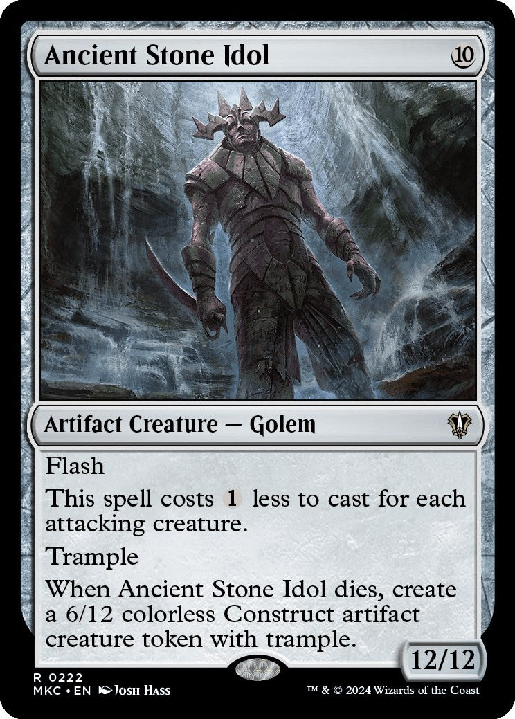 Ancient Stone Idol (222) (Commander: Murders at Karlov Manor)