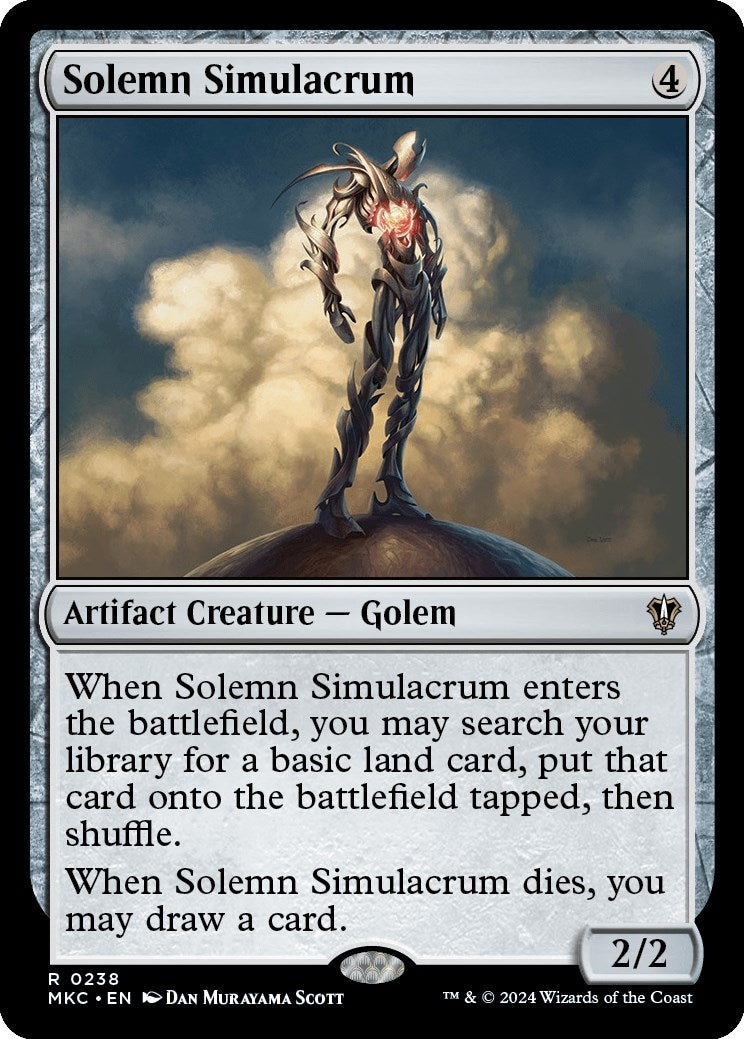 Solemn Simulacrum (238) (Commander: Murders at Karlov Manor)