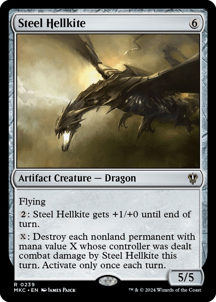Steel Hellkite (239) (Commander: Murders at Karlov Manor)
