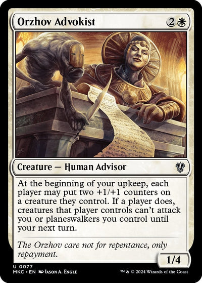 Orzhov Advokist (77) (Commander: Murders at Karlov Manor)
