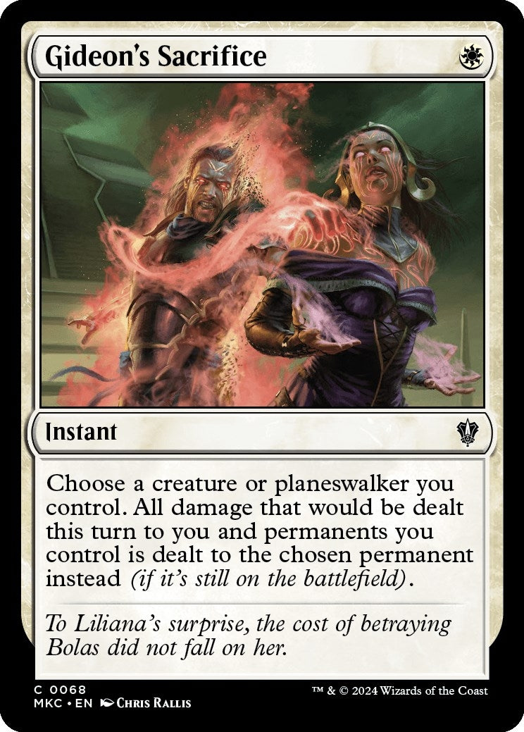 Gideon's Sacrifice (68) (Commander: Murders at Karlov Manor)