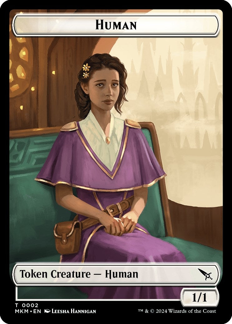 Human // Soldier Double-Sided Token (2 // 3) (Commander: Murders at Karlov Manor)