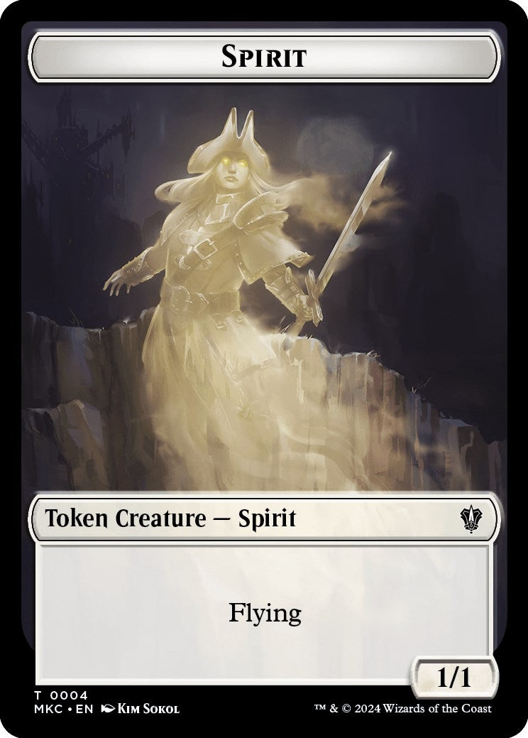 Spirit // Phyrexian Germ Double-Sided Token (4 // 10) (Commander: Murders at Karlov Manor)