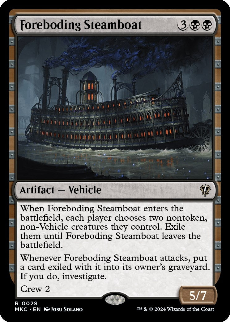 Foreboding Steamboat (28) (Commander: Murders at Karlov Manor)