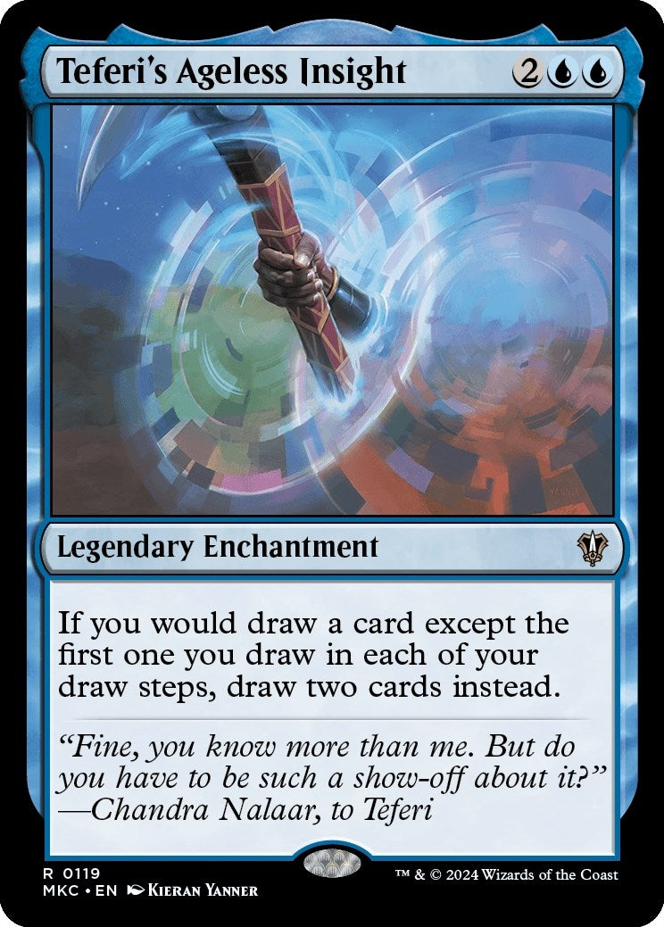 Teferi's Ageless Insight (119) (Commander: Murders at Karlov Manor)