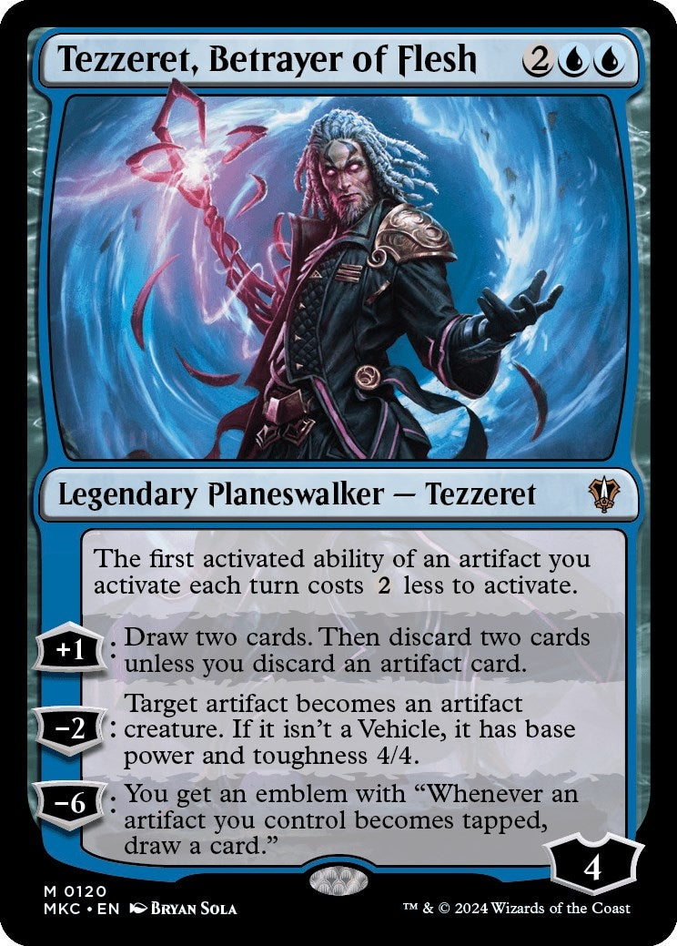 Tezzeret, Betrayer of Flesh (120) (Commander: Murders at Karlov Manor)