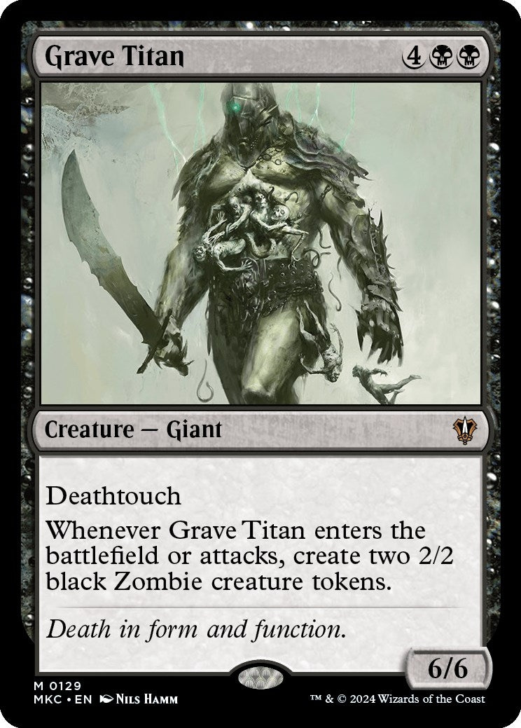 Grave Titan (129) (Commander: Murders at Karlov Manor)