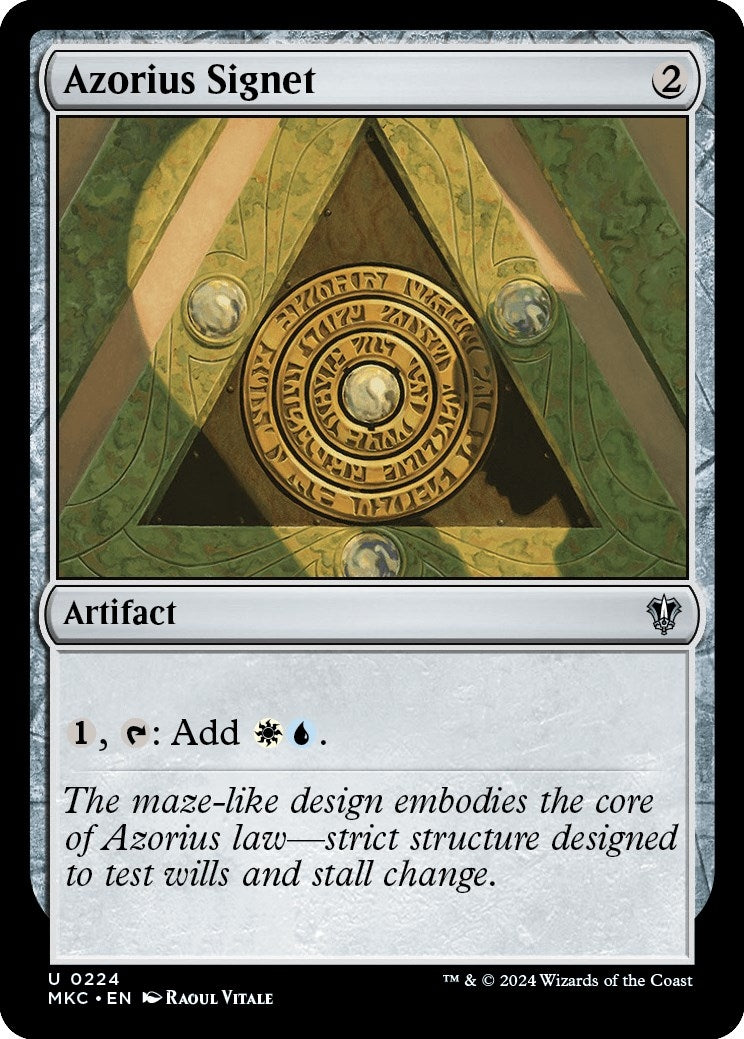 Azorius Signet (224) (Commander: Murders at Karlov Manor)