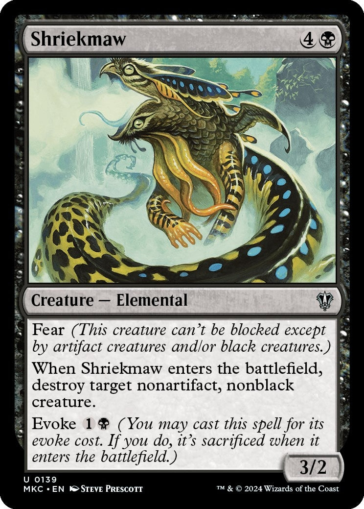 Shriekmaw (139) (Commander: Murders at Karlov Manor)