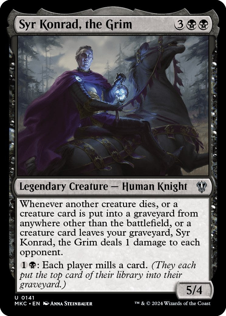 Syr Konrad, the Grim (141) (Commander: Murders at Karlov Manor)