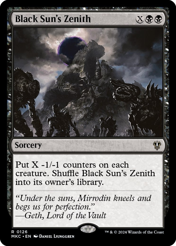 Black Sun's Zenith (126) (Commander: Murders at Karlov Manor)