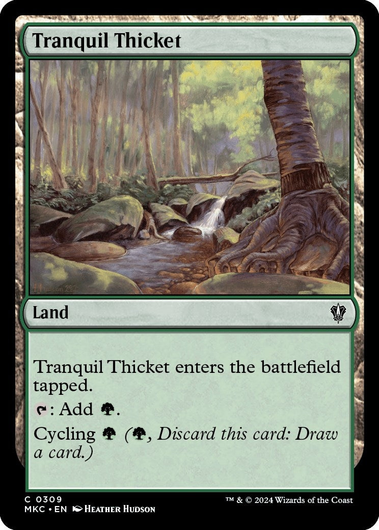 Tranquil Thicket (309) (Commander: Murders at Karlov Manor)