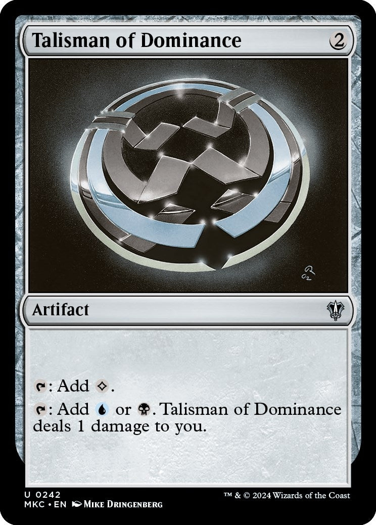 Talisman of Dominance (242) (Commander: Murders at Karlov Manor)