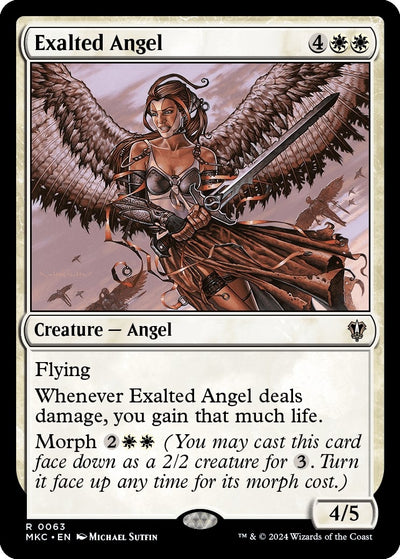 Exalted Angel (63) (Commander: Murders at Karlov Manor)