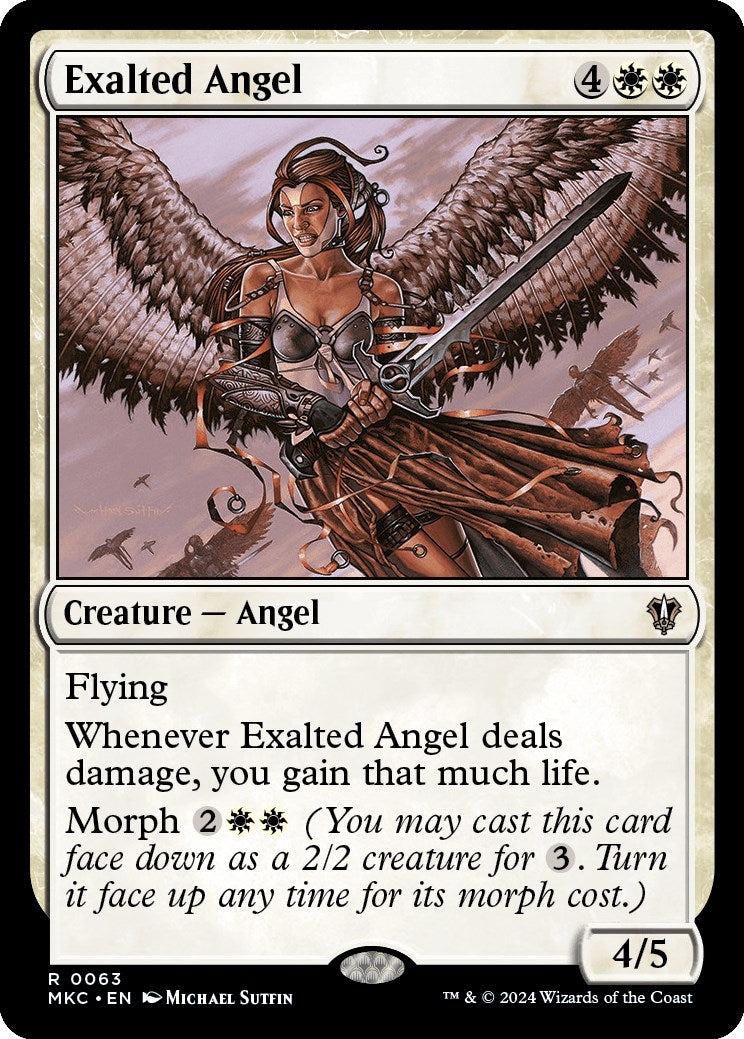Exalted Angel (63) (Commander: Murders at Karlov Manor)