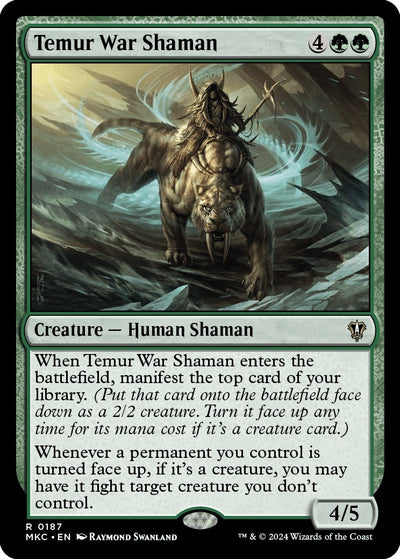 Temur War Shaman (187) (Commander: Murders at Karlov Manor)