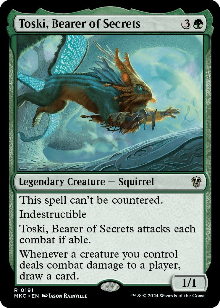 Toski, Bearer of Secrets (191) (Commander: Murders at Karlov Manor)