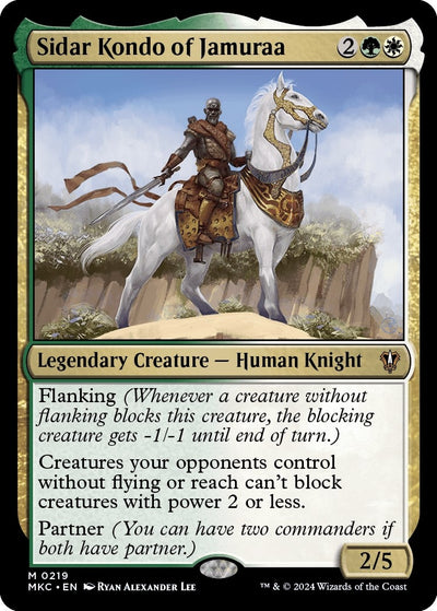 Sidar Kondo of Jamuraa (219) (Commander: Murders at Karlov Manor)