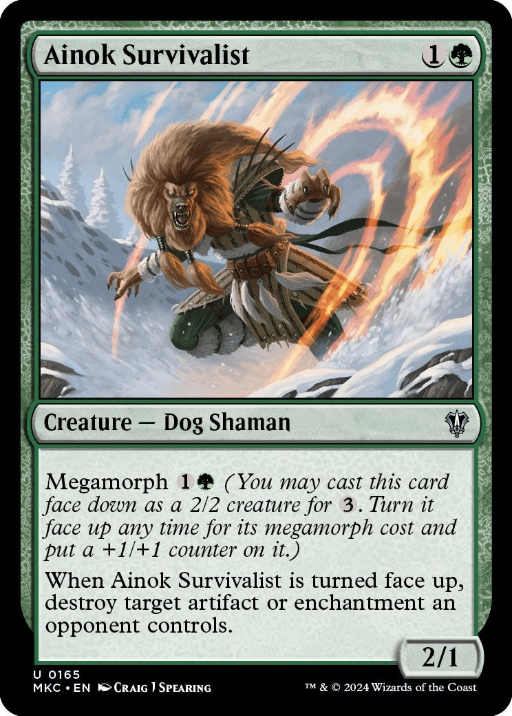 Ainok Survivalist (165) (Commander: Murders at Karlov Manor)