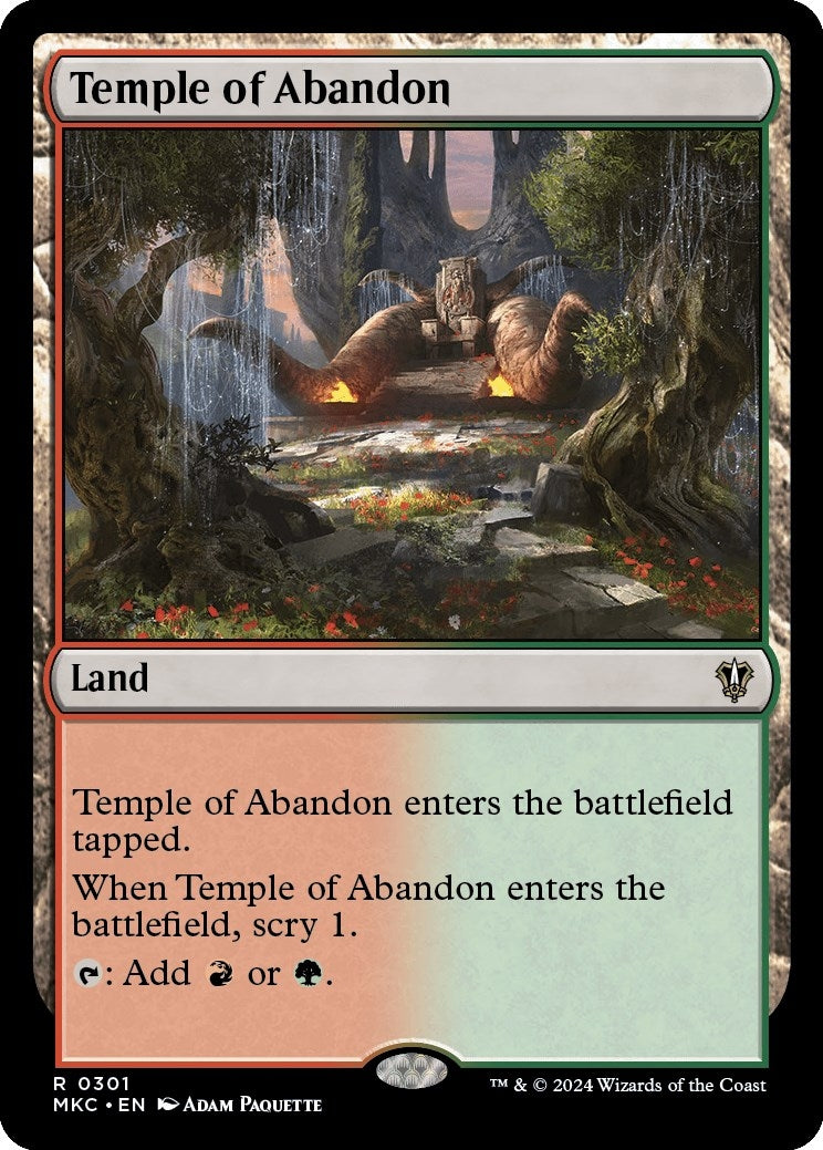 Temple of Abandon (301) (Commander: Murders at Karlov Manor)