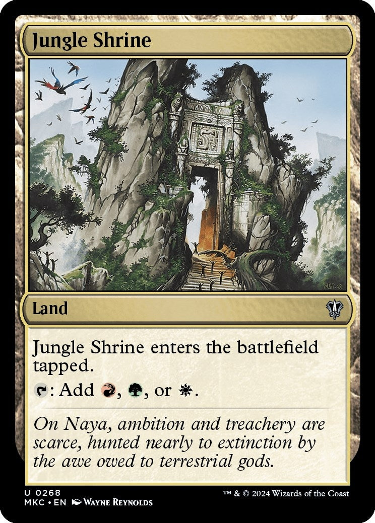 Jungle Shrine (268) (Commander: Murders at Karlov Manor)