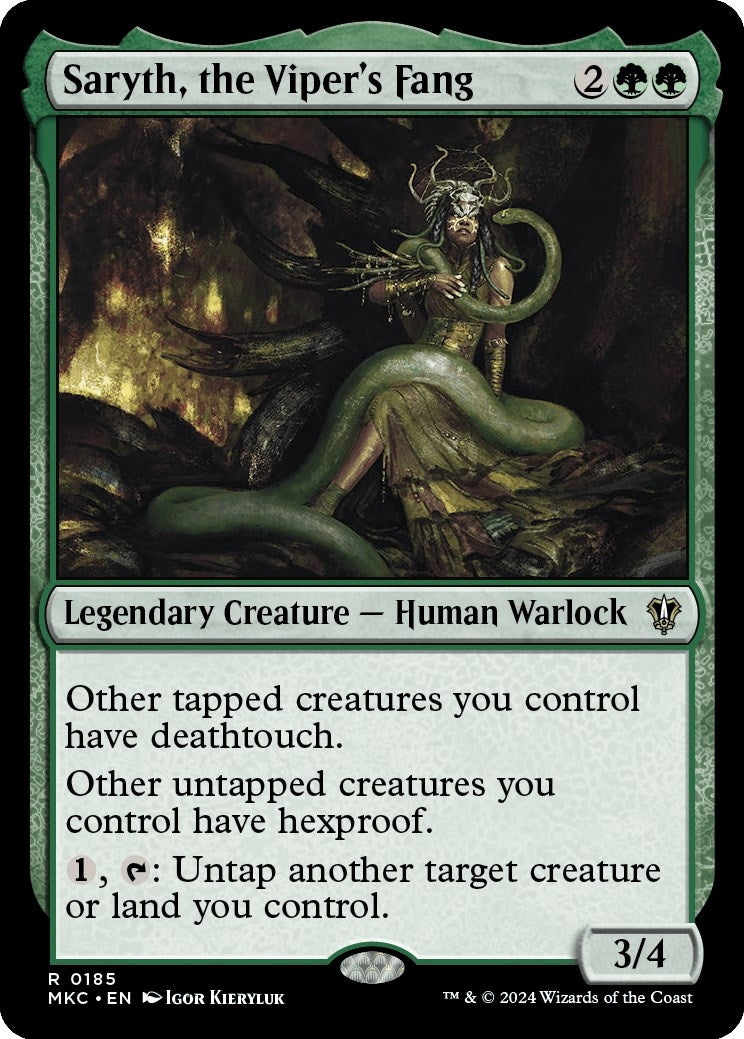 Saryth, the Viper's Fang (185) (Commander: Murders at Karlov Manor)