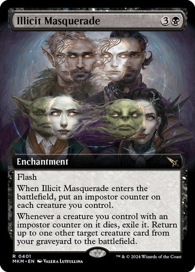 Illicit Masquerade (Extended Art) (401) (Murders at Karlov Manor)