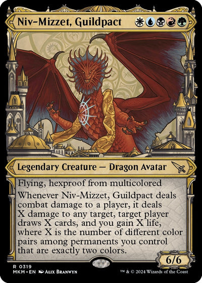 Niv-Mizzet, Guildpact (Showcase) (319) (319) (Murders at Karlov Manor)