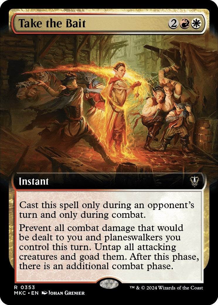 Take the Bait (Extended Art) (353) (Commander: Murders at Karlov Manor)
