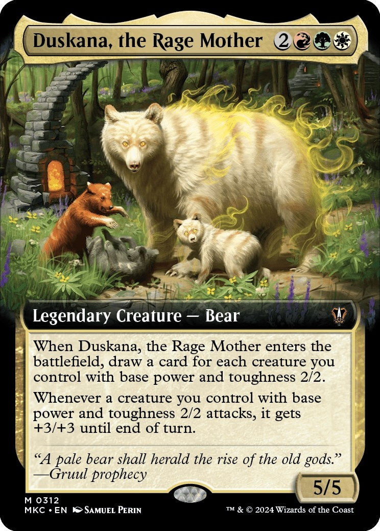 Duskana, the Rage Mother (Extended Art) (312) (Commander: Murders at Karlov Manor)