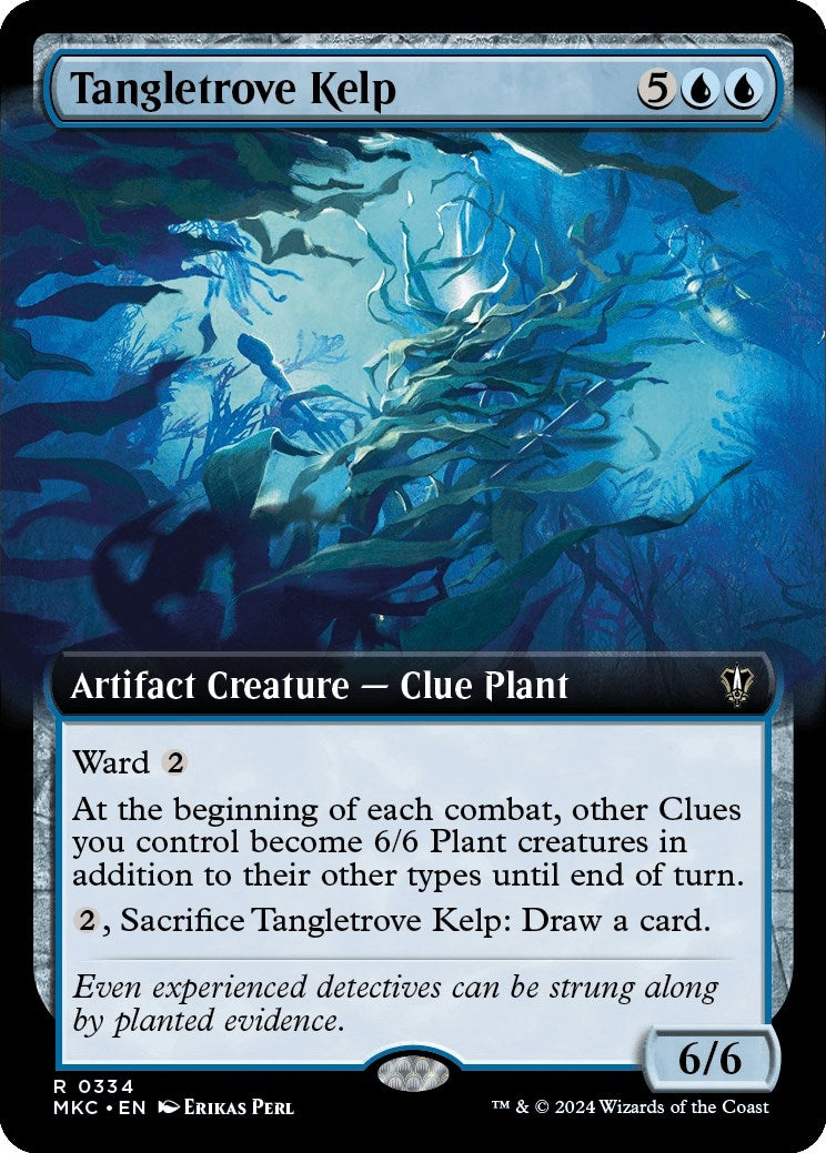Tangletrove Kelp (Extended Art) (334) (Commander: Murders at Karlov Manor)