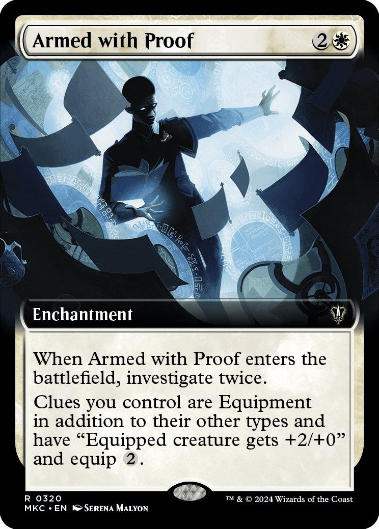 Armed with Proof (Extended Art) (320) (Commander: Murders at Karlov Manor)