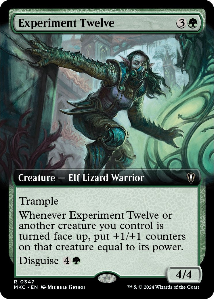 Experiment Twelve (Extended Art) (347) (Commander: Murders at Karlov Manor)
