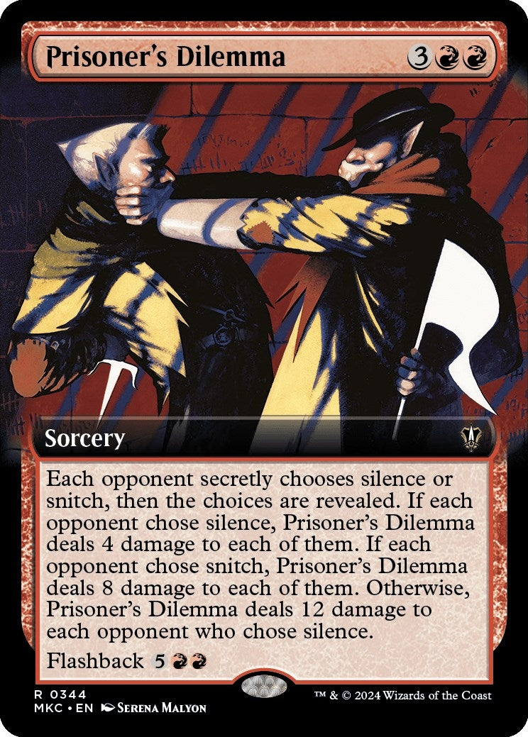 Prisoner's Dilemma (Extended Art) (344) (Commander: Murders at Karlov Manor)