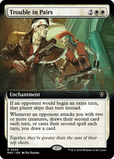 Trouble in Pairs (Extended Art) (326) (Commander: Murders at Karlov Manor)