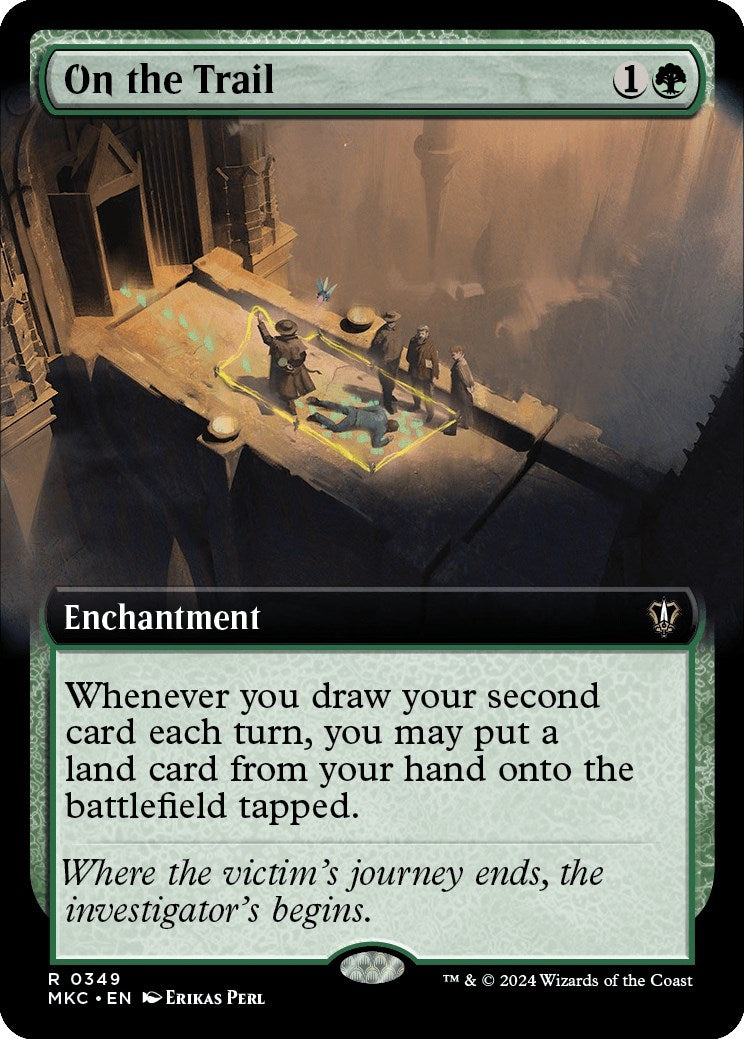On the Trail (Extended Art) (349) (Commander: Murders at Karlov Manor)
