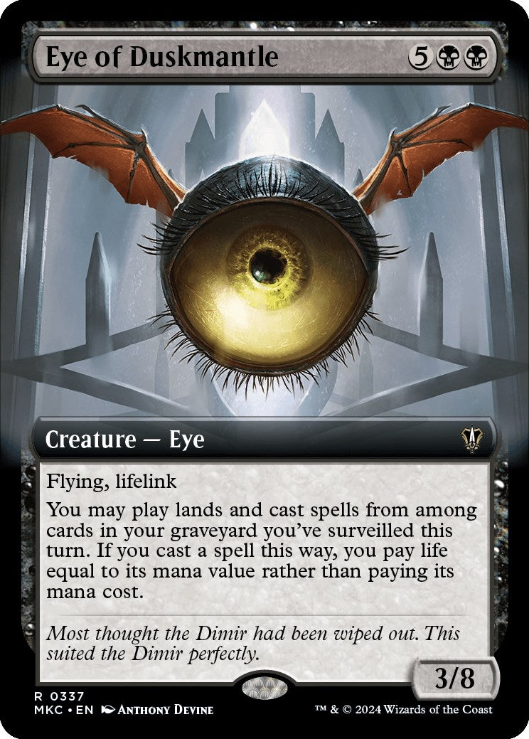 Eye of Duskmantle (Extended Art) (337) (Commander: Murders at Karlov Manor)